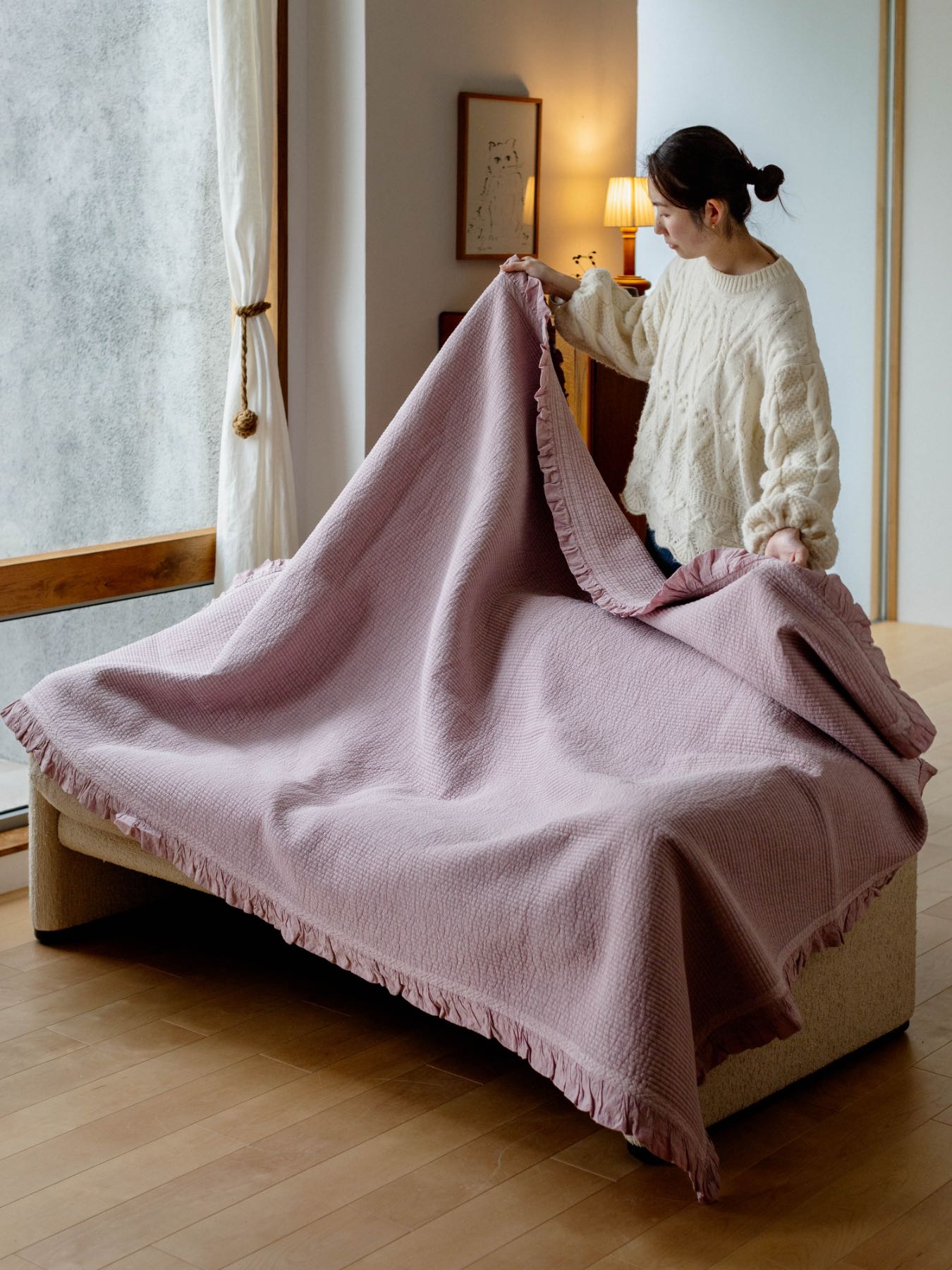 HUG Ō WäR × Orné de Feuilles イブルマルチカバー｜マルチカバー