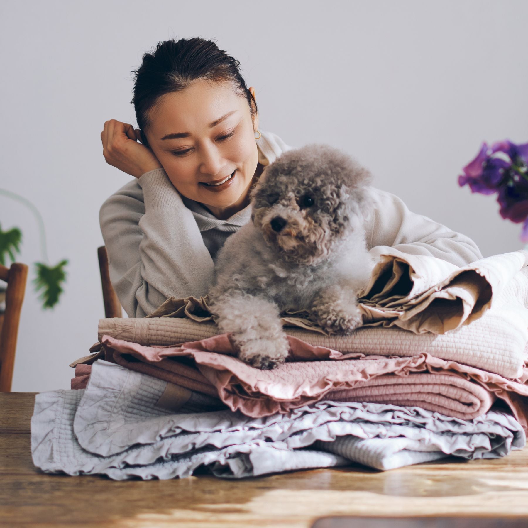 HUG Ō WäR × Orné de Feuilles イブルマルチカバー｜マルチカバー