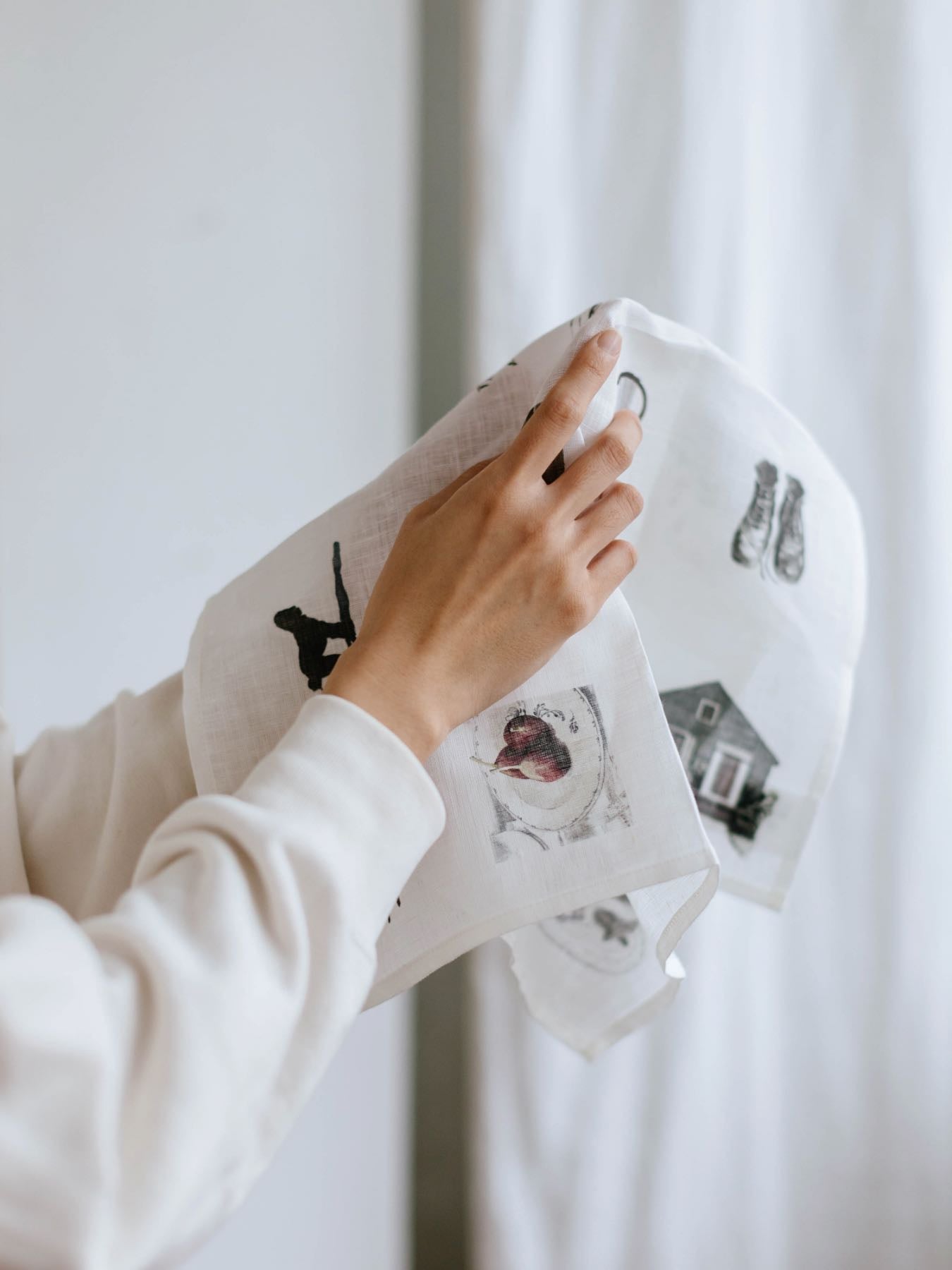 MISATO OGIHARA×fog linen work ハンカチ｜ハンカチ・靴下｜オルネ ド