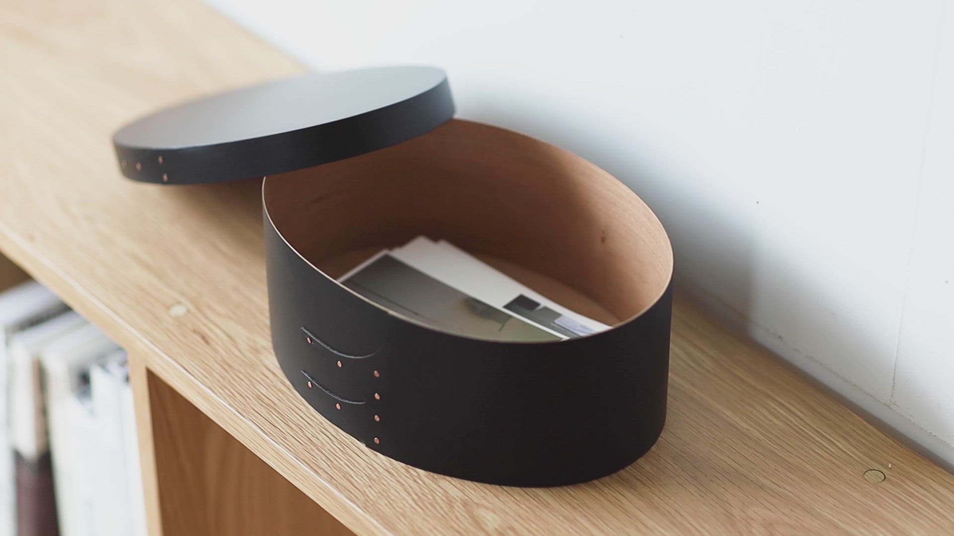 シェーカーオーバルボックス／ブラック｜シェーカーボックス｜オルネ