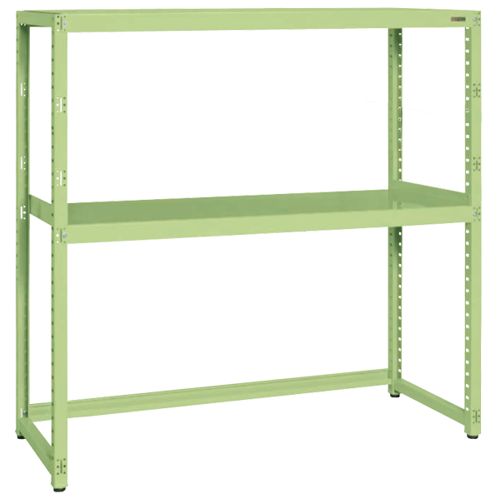 下部開放型 RKラック 単体棚(基本) H1500×W1800×D750(mm) 棚板2段