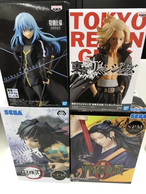 ワンピース」「呪術廻戦」「東京リベンジャーズ」プライズフィギュア