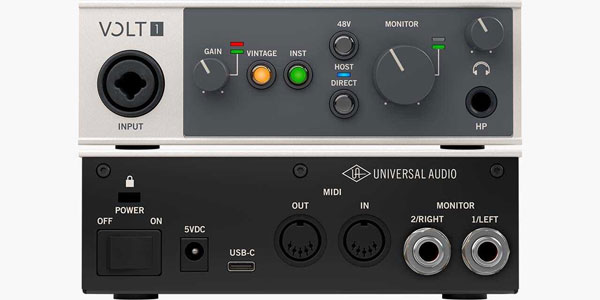 Universal Audioの低価格で高品質なオーディオインターフェイスVolt 1