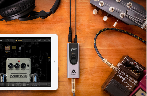 ApogeeのコンパクトオーディオインターフェイスJam+をご紹介いたします。
