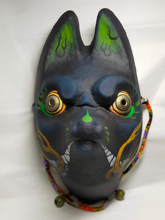 作品詳細: 張り子狐面【ほのはみ】