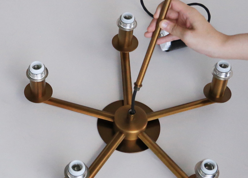 LEDシャンデリア 8灯 セード付き GCH001-8SD | おしゃれなインテリア