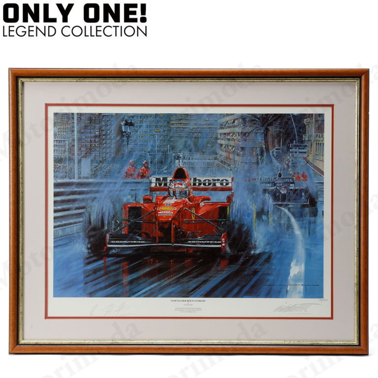 フェラーリ／ミハエル・シューマッハー直筆サイン入り額付生写真