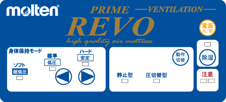 エアマットレス】プライム レボ｜マットレス｜製品情報｜株式会社