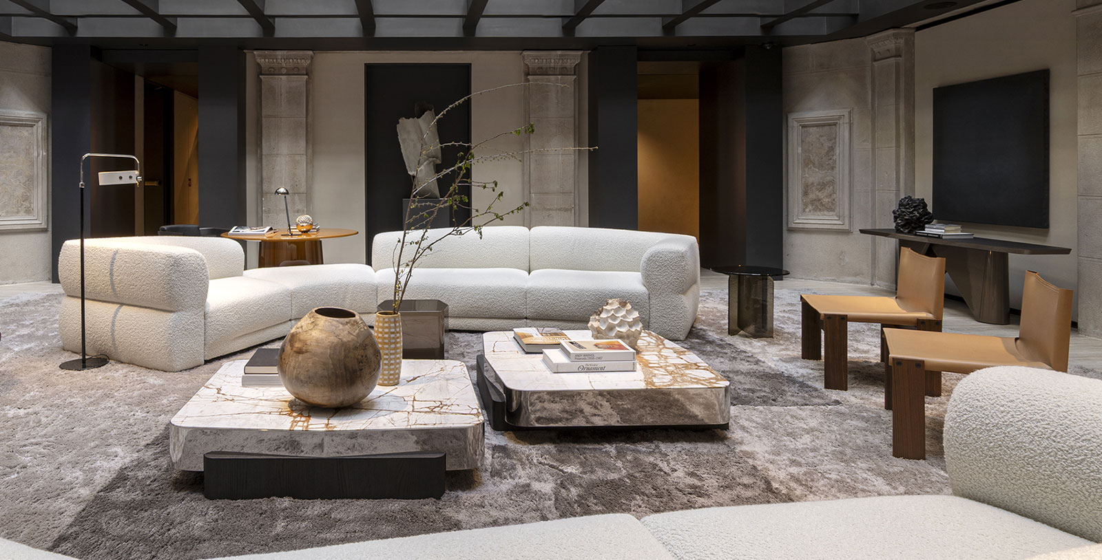 Italian design chaise longue armchair - Doda Doda Low - Molteni&C