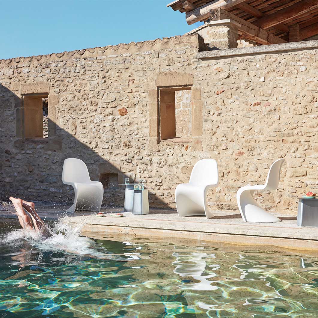 パントン チェア ホワイト(ホワイト)：ホーム