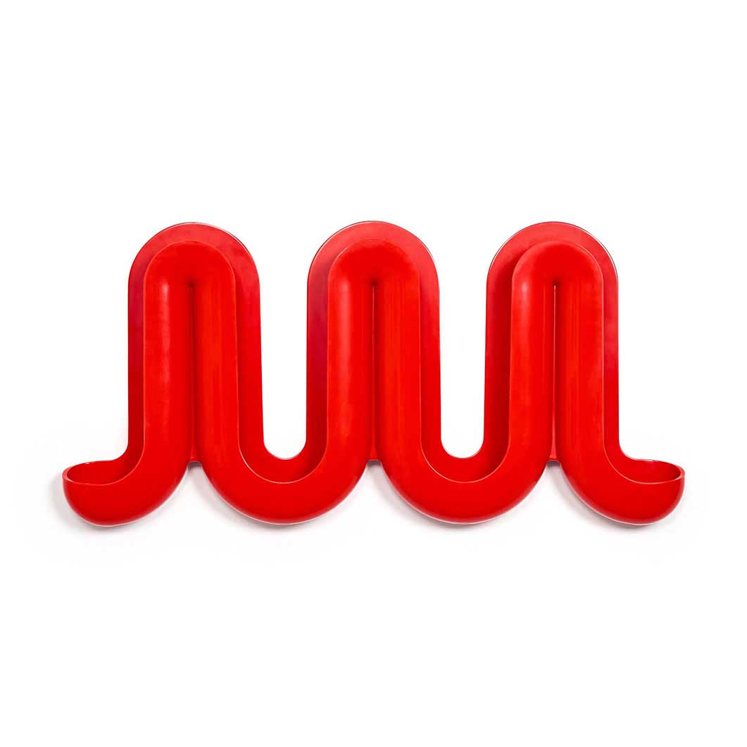 Swell コートラック＆ウォールオーガナイザー レッド(レッド)：ホーム