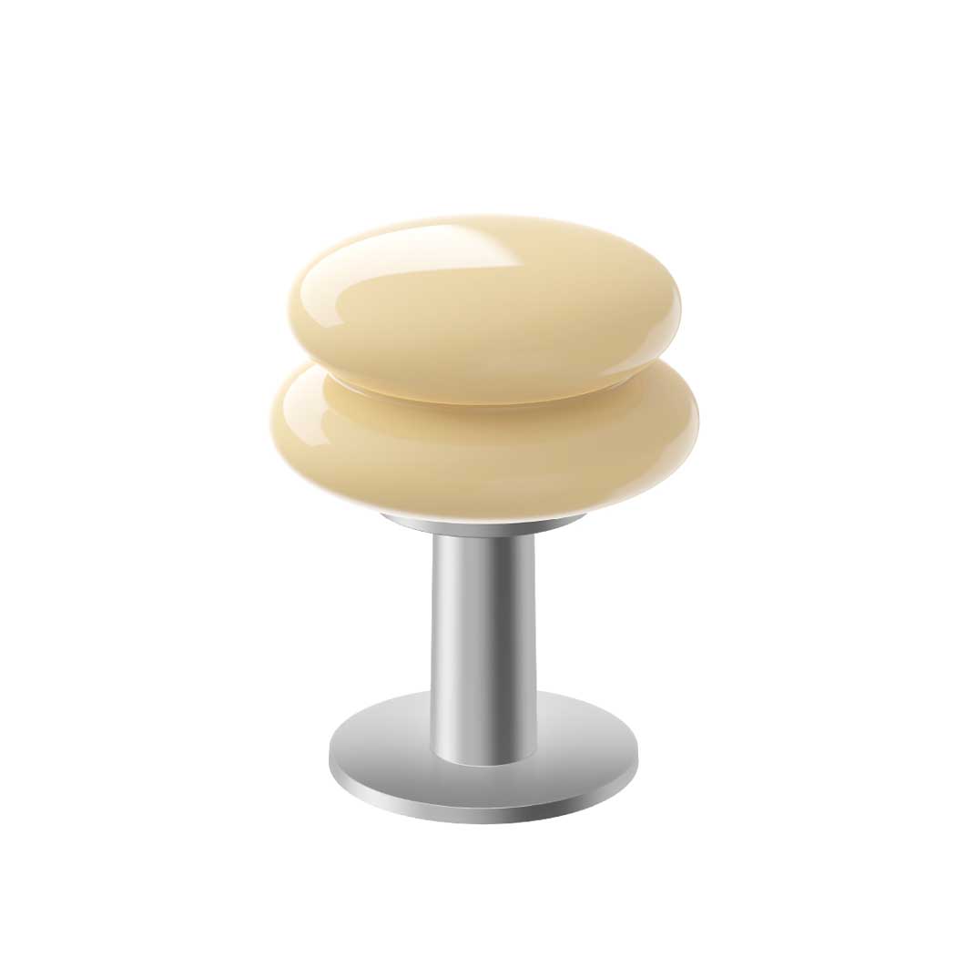 Snowman 15 ポータブルランプ バター／シルバー(15 ポータブルランプ