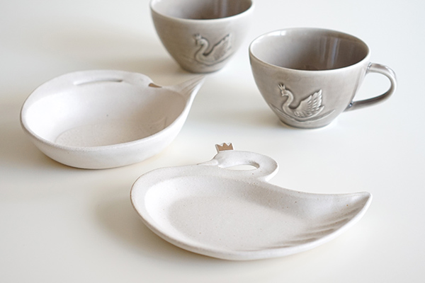 よしざわ窯 白鳥の小鉢｜和食器の通販 monsen