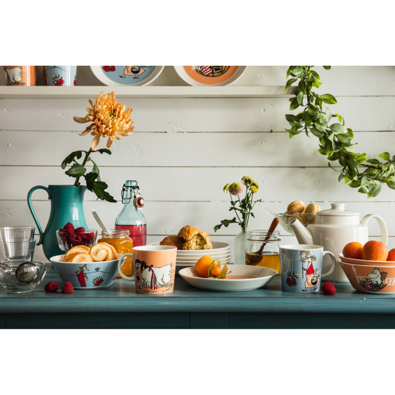 ムーミン プレート 19cm フィリフヨンカ グレー | ムーミン アラビア