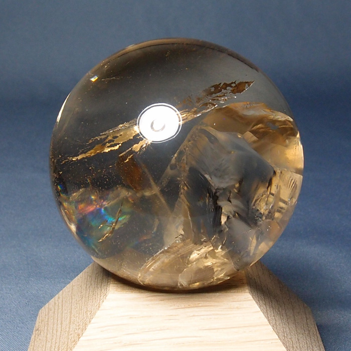 G1244 黄水晶玉（シトリン） 水晶丸玉 水晶天然石専門店ムーン