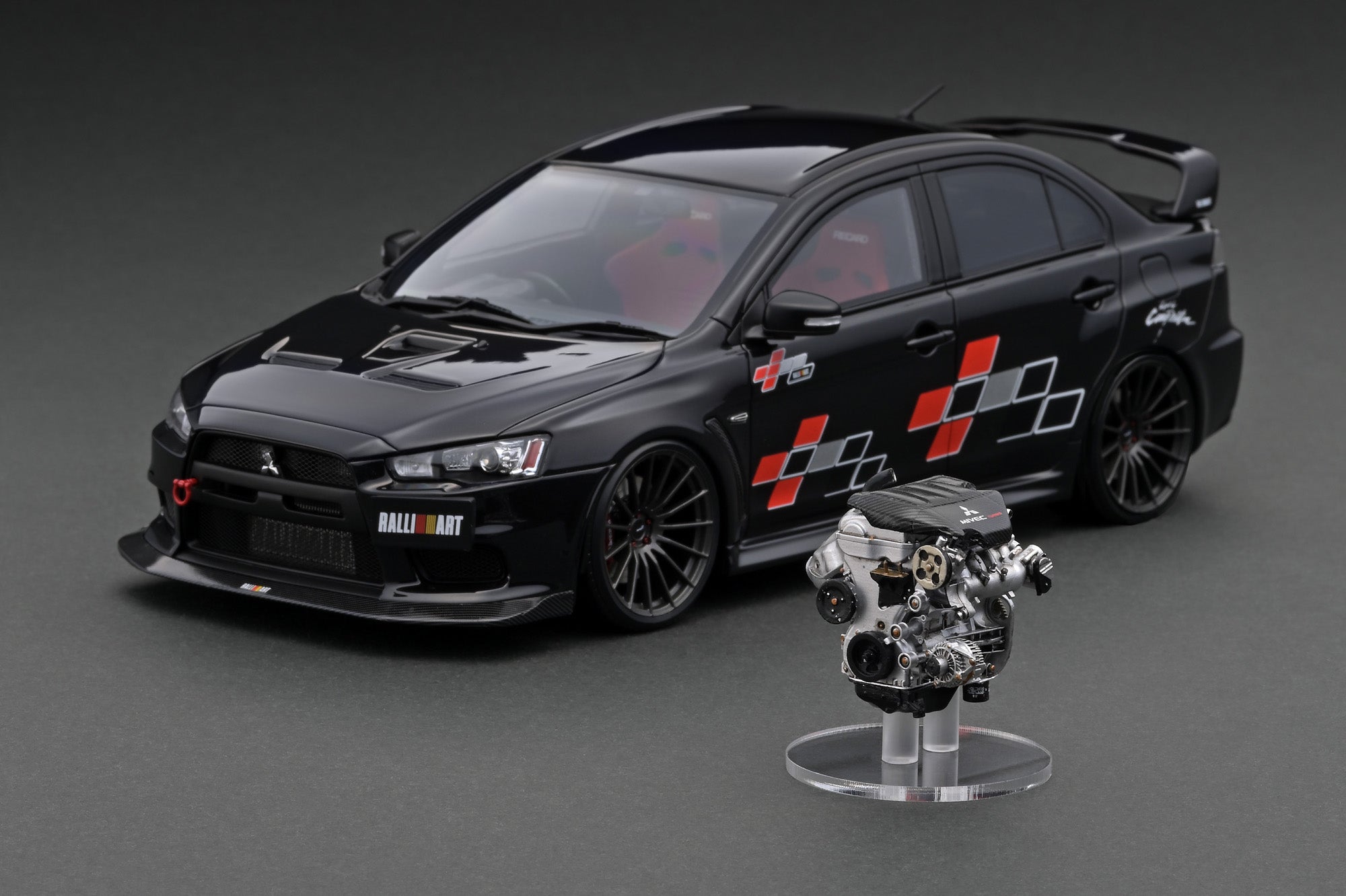 Ignition Model 1:18 Mitsubishi Lancer Evolution X (CZ4A) Black