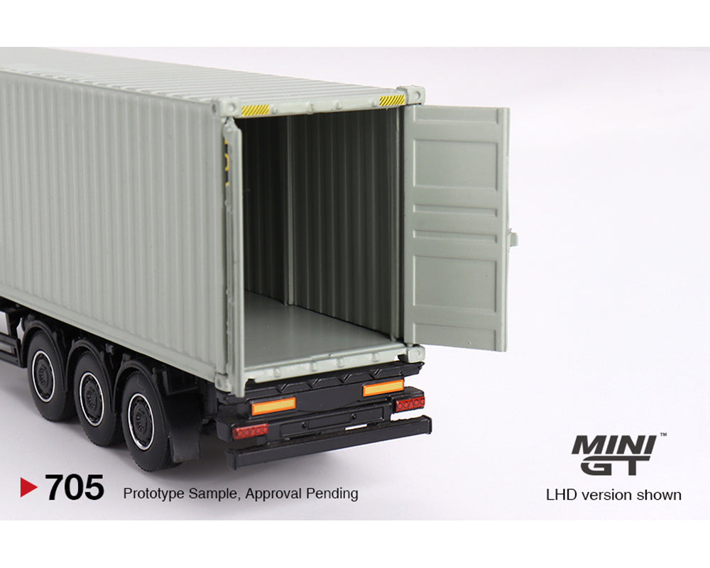 MINI GT 1/64 Mercedes-Benz Actros with 40 Ft Dry Container – UPS