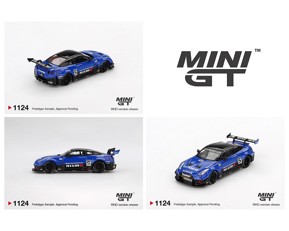 MINIGT 1:64 LB-Silhouette WORKS GT NISSAN 35GT-RR Ver.2 in Blue