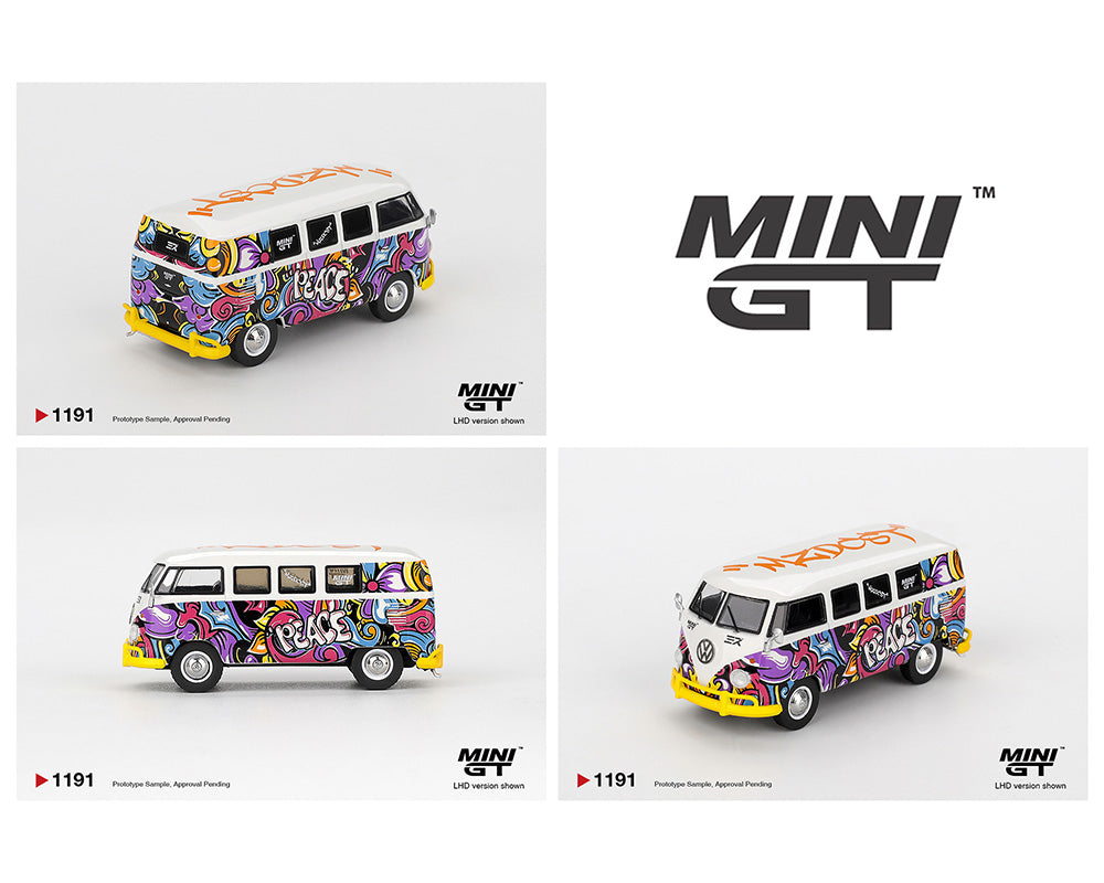 PREORDER* MINIGT 1:64 Volkswagen T1 Microbus in Mizu Design