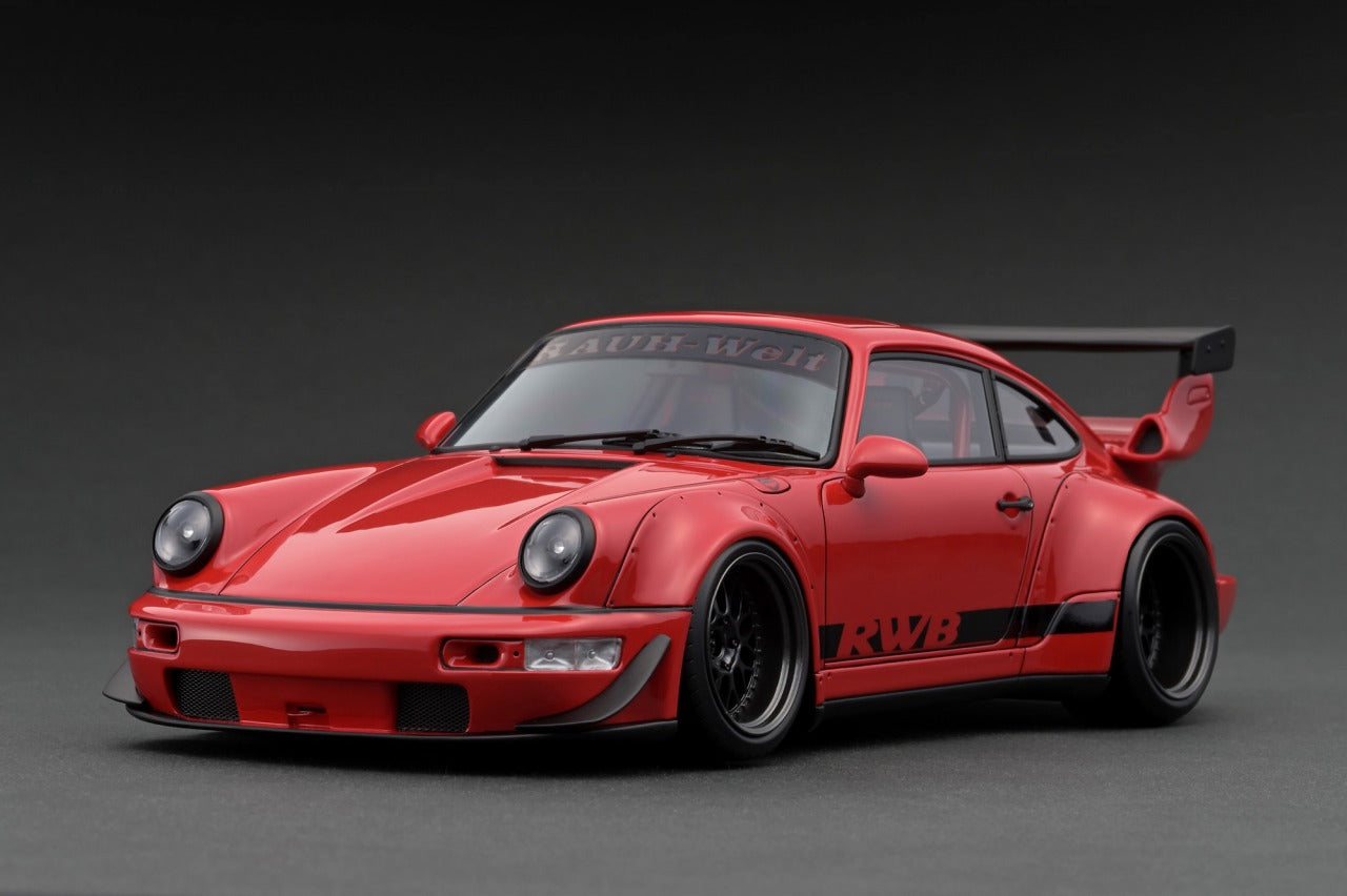 Ignition Model 1:43 Porsche 964 RWB in Red – Model Cars Houston