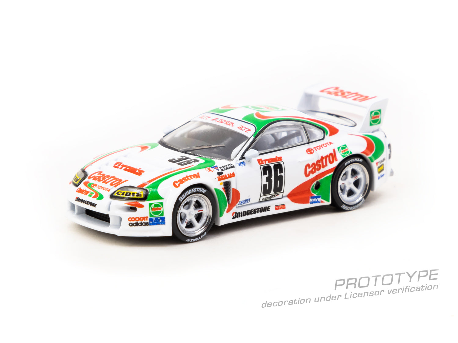 Tarmac Works 1:64 Toyota Supra (JZA80) GT JGTC 1995 M. Sekiya / M