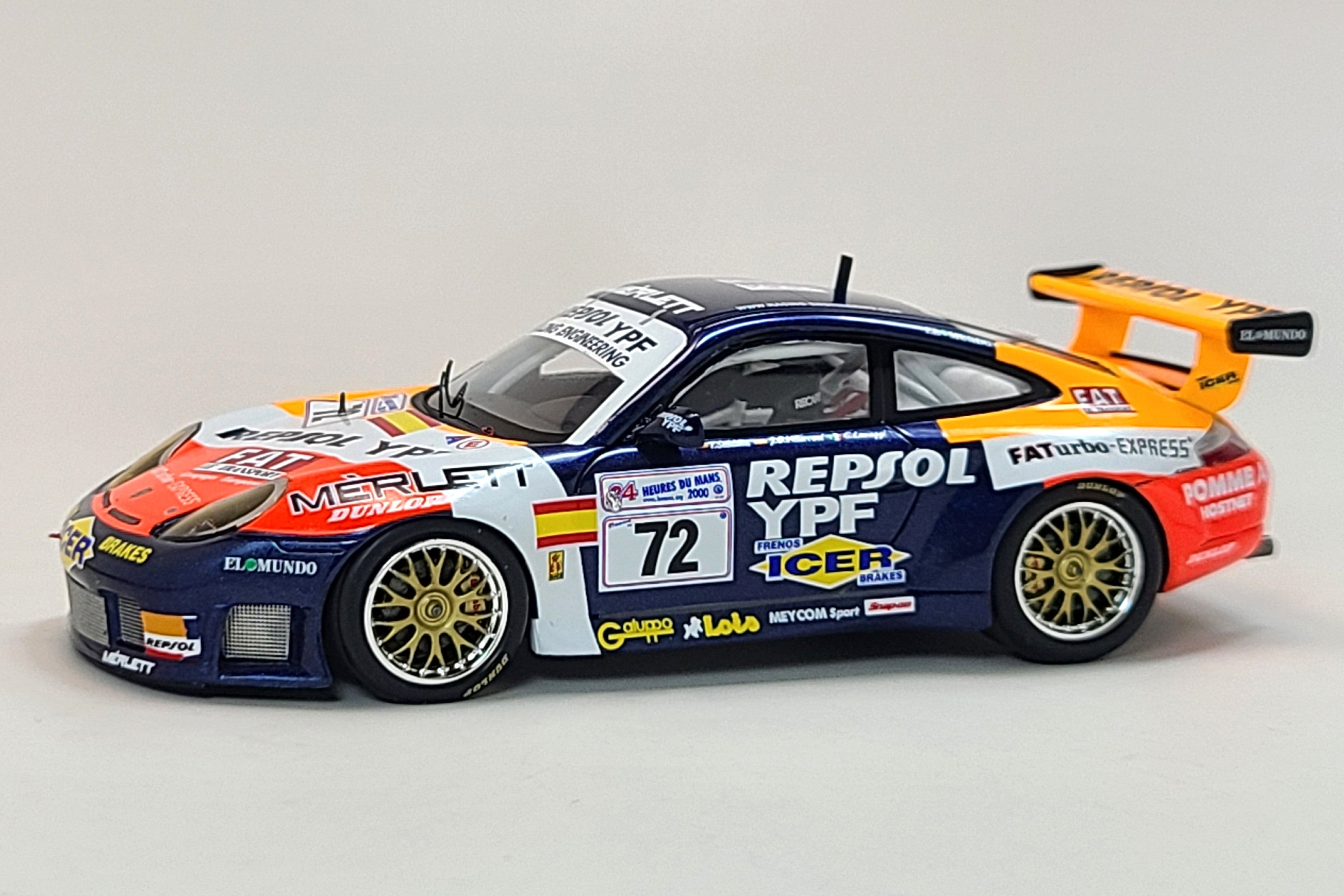 Porsche 996 GT3 R (Repsol Racing 2000 Le Mans) | 1:43 Scale Car