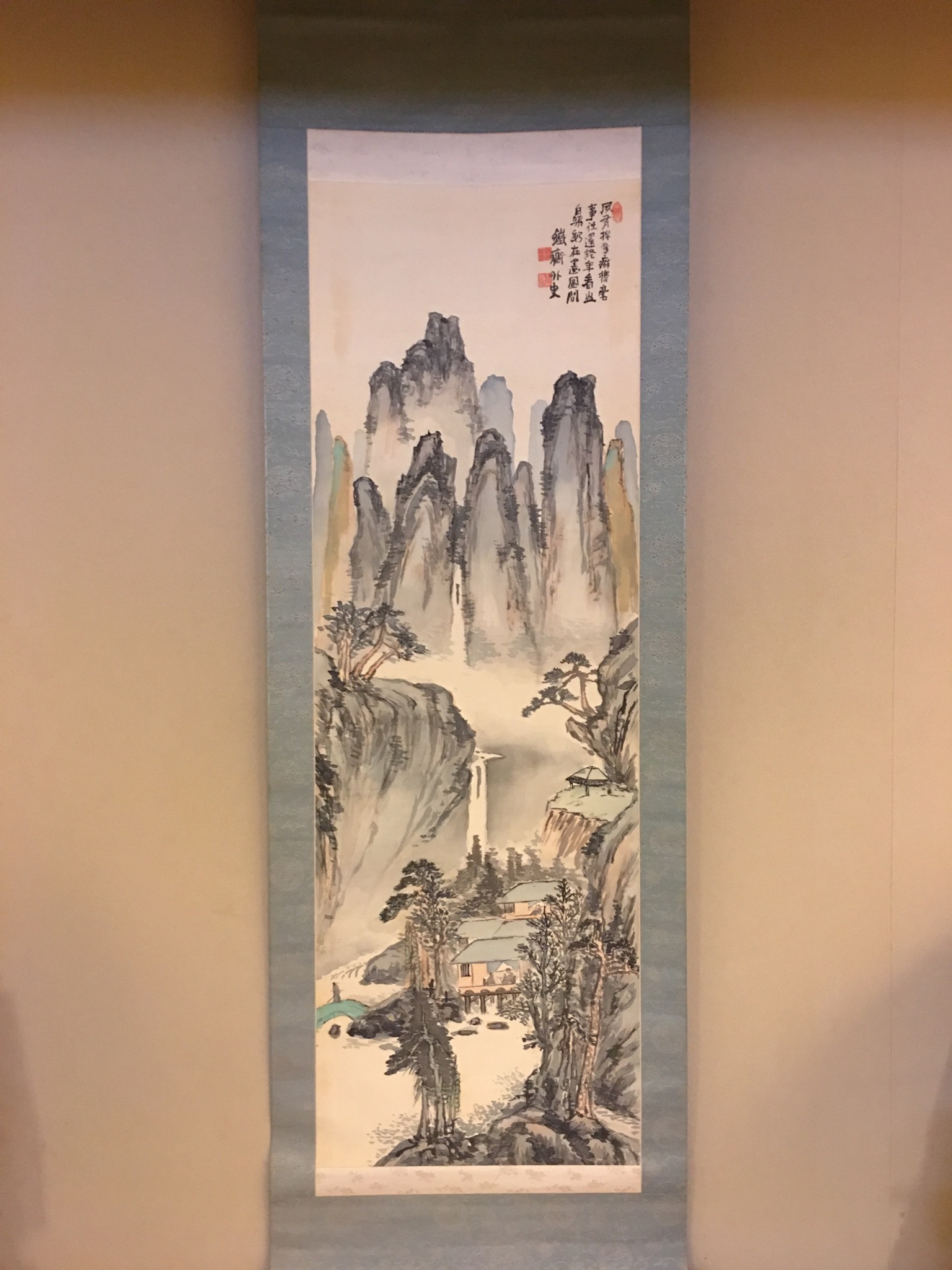 富岡鉄斎 渓山深陰図｜古美術・掛け軸の販売・買取・鑑定-松本松栄堂