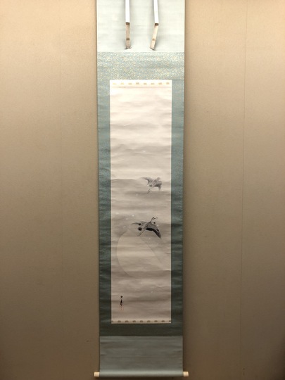 今尾景年 寒月千鳥図｜古美術・掛け軸の販売・買取・鑑定-松本松栄堂