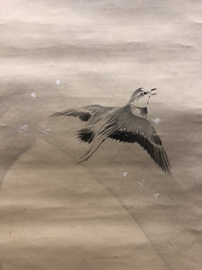 今尾景年 寒月千鳥図｜古美術・掛け軸の販売・買取・鑑定-松本松栄堂