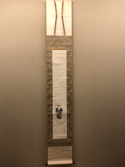 川合玉堂 花売図｜古美術・掛け軸の販売・買取・鑑定-松本松栄堂