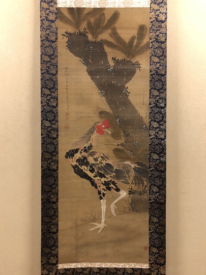 黒川亀玉(2代) 鶏図｜古美術・掛け軸の販売・買取・鑑定-松本松栄堂