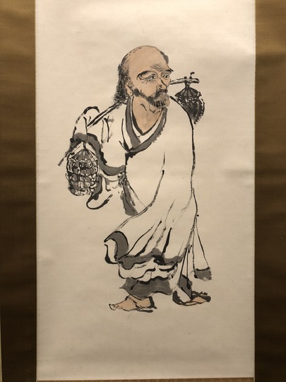 富岡鉄斎 売茶高遊外像｜古美術・掛け軸の販売・買取・鑑定-松本松栄堂