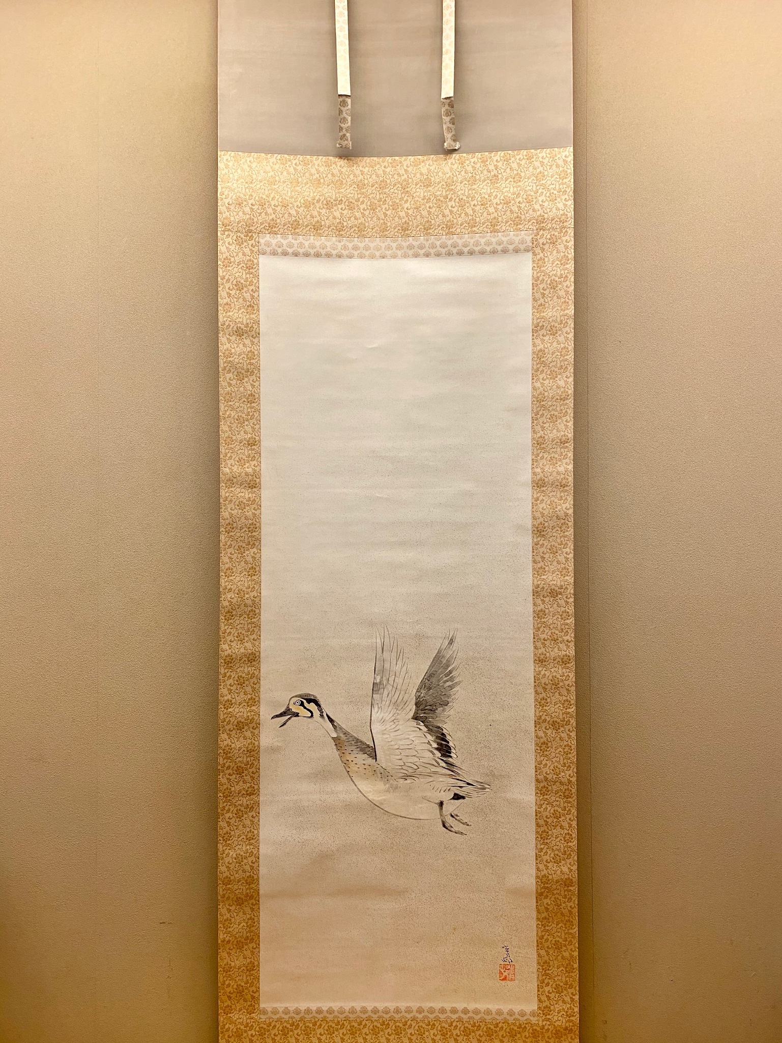 前田青邨 鴨｜古美術・掛け軸の販売・買取・鑑定-松本松栄堂