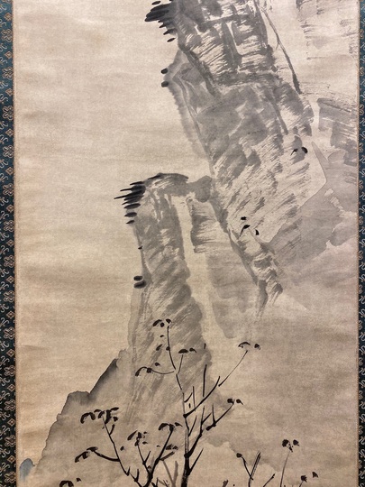 谷文晁 寒江独釣図｜古美術・掛け軸の販売・買取・鑑定-松本松栄堂