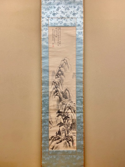 頼山陽 山水図｜古美術・掛け軸の販売・買取・鑑定-松本松栄堂