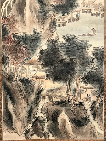 横井金谷 山水図｜古美術・掛け軸の販売・買取・鑑定-松本松栄堂