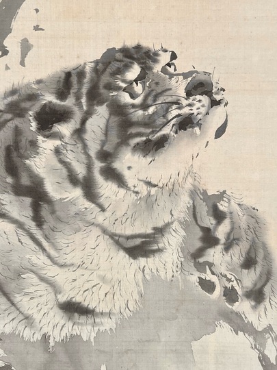 岸駒 虎図｜古美術・掛け軸の販売・買取・鑑定-松本松栄堂