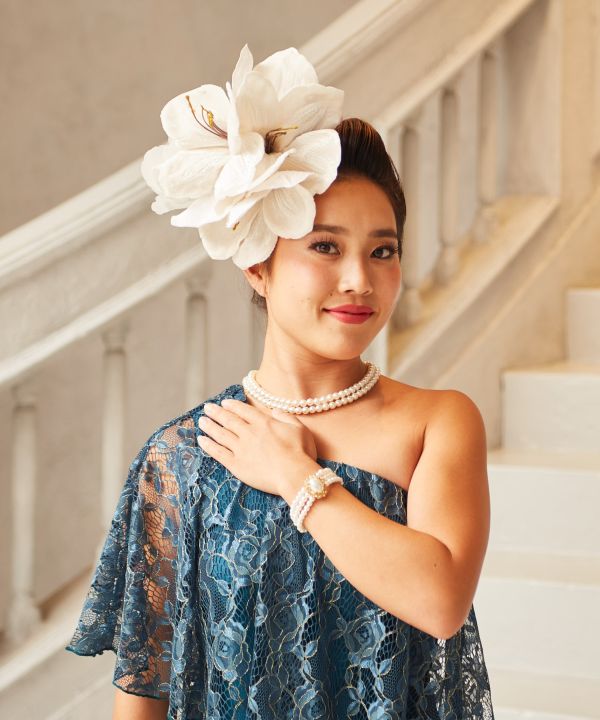 マウナロア【Maunaloa】|フラダンス衣装の専門店|3連パールチャーム