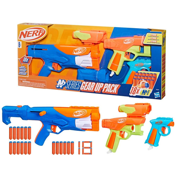 Nerf N Series Gear Up Pack 3 x Dart Blasters – Maziply Toys