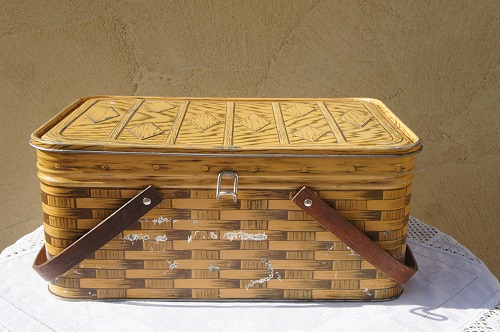 ヴィンテージピクニックバスケット - ラメゾンブランシュ広島