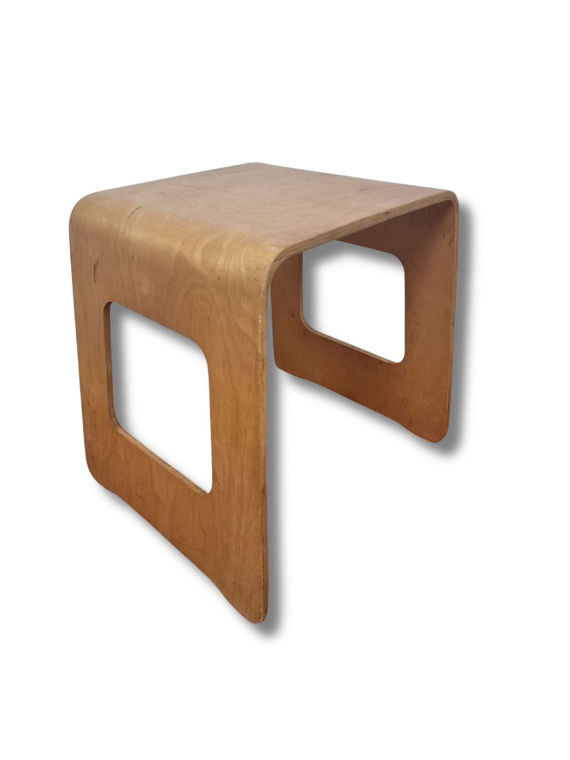 Design Classic Vintage IKEA Plywood 'Benjamin' Stool by Lisa