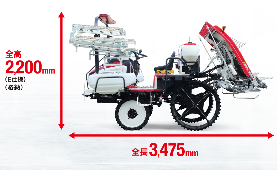 基本性能｜Rice transplanter XPS6/XPS8｜田植機｜製品情報｜製品紹介