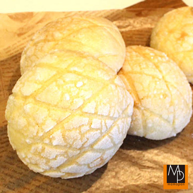 ママパン らくらくメロンビス プレーン 24枚入り 冷凍生地 メロンパン
