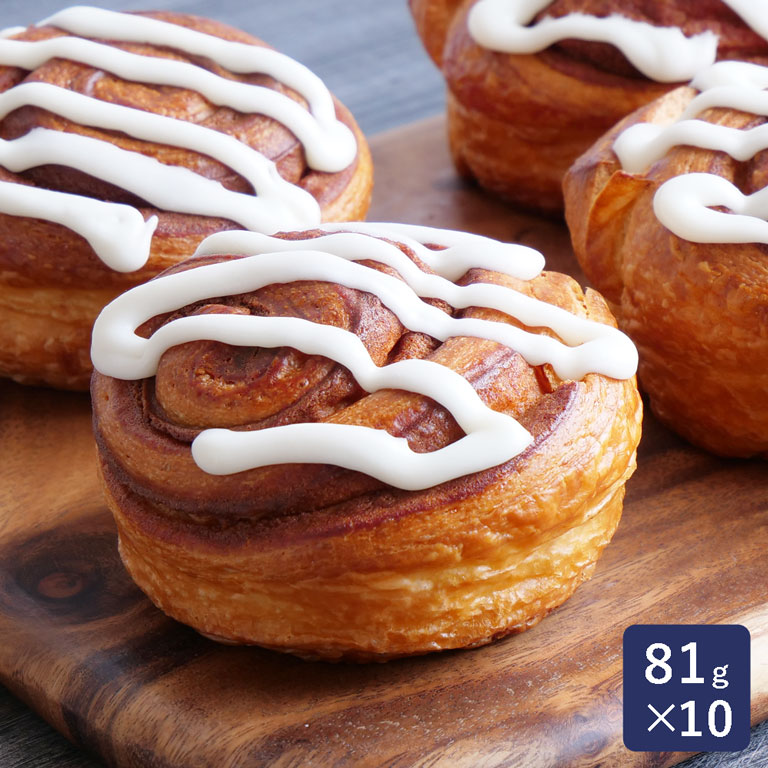 shikishima（敷島製パン） シナモンロールaMS 81g×80 冷凍パン生地