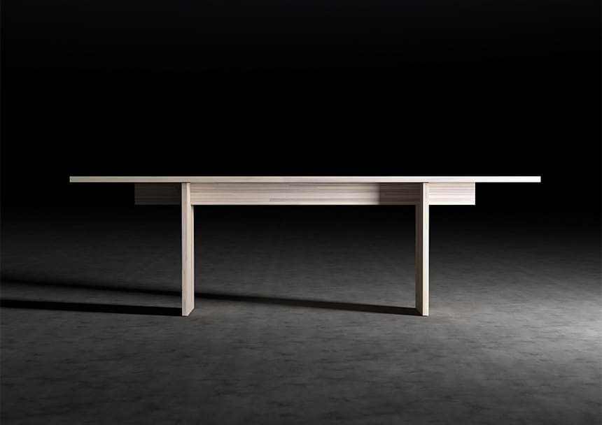 Tavola コンソールデスク 木製脚 | Tavola 大きなテーブル・デスク