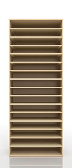 A3書類収納棚 16段|収納棚の通販ならマルゲリータ