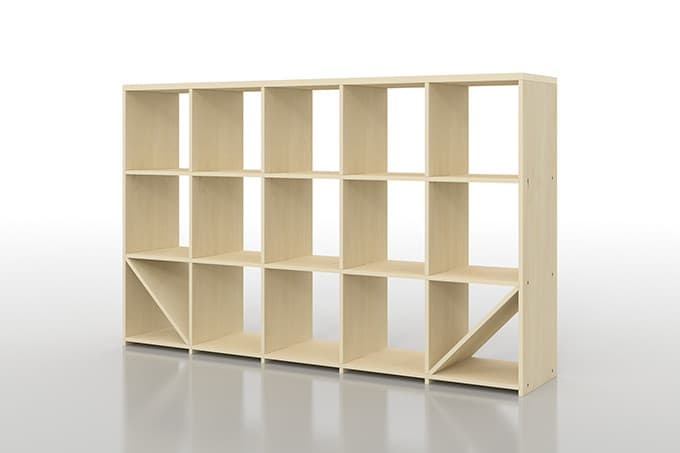 キャスター付き本棚 可動棚|本棚の通販はマルゲリータ