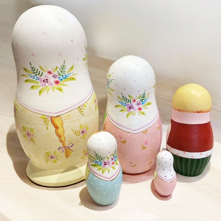 ロシア雑貨店マリンカ / エレーナ・イワンツォワ作 マトリョーシカei007-5p