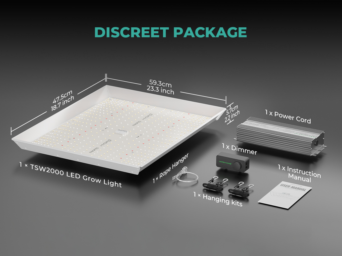 TSW 2000 Full Spectrum LED Grow Light | Mars Hydro