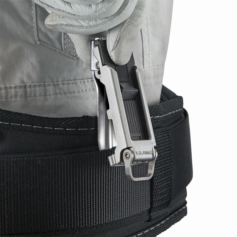 タジマ TAJIMA 腰道具 着脱セフホルダー胴ベルト用 クリップ式 金属